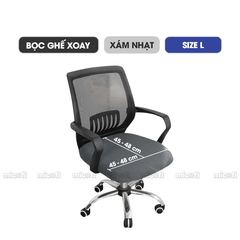 Bọc Ghế Xoay Văn Phòng Micofi Gaming, Vỏ Bọc Bằng Vải Bao Đệm Và Lưng Ghế Ngồi Xếp Chống Bụi Co Giãn Bảo Vệ Tốt