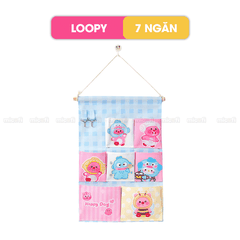 Túi Vải Đựng Đồ Treo Tường Micofi, Túi Treo Đựng Đồ Đa Năng Nhiều Ngăn Vải Lanh Cotton Hoạ Tiết Treo Cửa