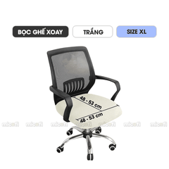 Bọc Ghế Xoay Văn Phòng Micofi Gaming, Vỏ Bọc Bằng Vải Bao Đệm Và Lưng Ghế Ngồi Xếp Chống Bụi Co Giãn Bảo Vệ Tốt