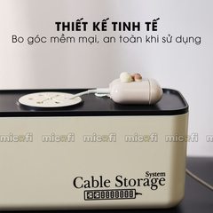 Hộp Đựng Ổ Cắm Điện Micofi Sắp Xếp Dây Cáp, Không Gian Làm Việc
