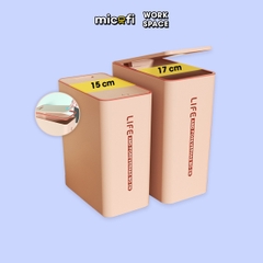 Thùng Rác Nhấn Nút Micofi Có Nắp