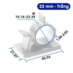 Khóa Cố Định Dây Cáp Điện Micofi Dán Tường Điều Chỉnh 4 Mức Combo 10 Cái