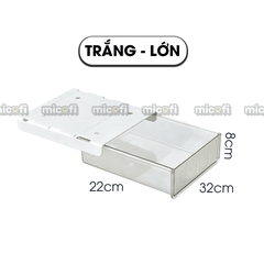 Ngăn Kéo Dưới Bàn Micofi Trong Suốt, Đựng Đồ Văn Phòng Phẩm Tiện Lợi