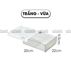 Ngăn Kéo Dưới Bàn Micofi Trong Suốt, Đựng Đồ Văn Phòng Phẩm Tiện Lợi