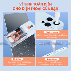 Bộ Vệ Sinh 10 trong 1 Micofi, Dụng Cụ Làm Sạch Laptop Tai Nghe, Máy Tính, Bàn Phím, Camera