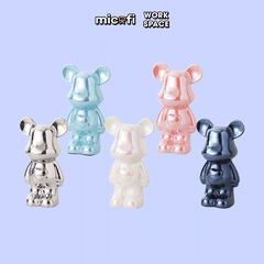 Ống Heo Tiết Kiệm Micofi Gấu Bearbrick, Ống Heo Sứ Trang Trí Mô Hình Bearbrick Decor Trưng Bày, Tượng Đút Tiền Gấu 28CM