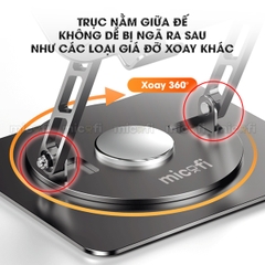 Giá Đỡ Laptop Micofi Kê Ipad, Máy Tính Bảng, Tablet Xoay 360 Độ