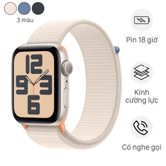 Apple Watch SE 2023 GPS 40mm Viền Nhôm Dây Vải - Chính hãng VN/A