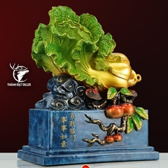 Hộp Hồ Lô Bắp Cải Phong Thủy Size 38, Quà Tặng Tân Gia, Khai Trương, Sinh Nhật, Trang Trí Decor Nhà Cửa