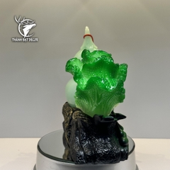 Tượng Phong Thủy Hồ Lô Trắng Bắp Cải size 22, Quà Tặng Tân Gia, Khai Trương, Sinh Nhật, Trang Trí Decor