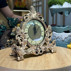 Đồng hồ để bàn trang trí phong cách châu Âu Cổ Điển, Quà tặng tân gia khai trương sinh nhật decor