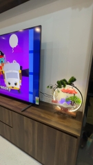 Thác nước, thác khói trầm hương phong thủy cao cấp hình hươu Size 37Cm, Quà Tặng để bàn đem lại may mắn,tài lộc