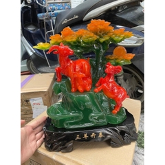 Tượng Dê Phong Thủy 23x13x24 Cho Người Tuổi Mùi, Quà Tặng Sinh Nhật, Tân Gia, Khai Trương Decor Sinh nhật Decor Phòng Trang Trí Nhà Đồng