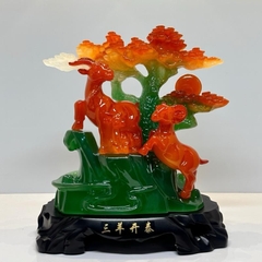 Tượng Dê Phong Thủy 23x13x24 Cho Người Tuổi Mùi, Quà Tặng Sinh Nhật, Tân Gia, Khai Trương Decor Sinh nhật Decor Phòng Trang Trí Nhà Đồng