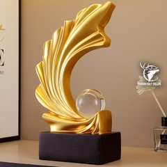 Tượng Decor Sóng Pha Lê – Quà Tặng Tân Gia, Khai Trương, Trang Trí Phong Thủy Sang Trọng