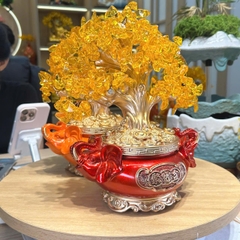 Cây Phú Quý Tài Lộc Tượng Hươu, Cây Kim Tiền Phong Thủy, Quà Tặng Tân Gia Khai Trương Sinh Nhật Decor Phòng