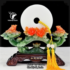 Tượng Cóc Ngậm Tiền Đĩa Ngọc Như Ý Chiêu Tài – Biểu Tượng Thu Hút Tài Lộc & Bình An Gia Đạo