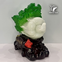 Hồ Lô Bắp Cải Cóc Đỏ Phong Thủy Size 25, Quà Tặng Tân Gia, Khai Trương, Sinh Nhật, Trang Trí Decor Nhà Cửa