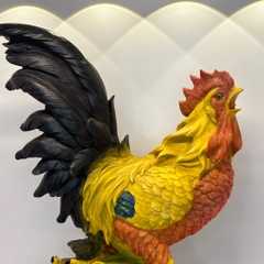 Tượng Gà Phong Thủy size 38cm Dành Cho Người Tuổi Dậu, Trang Trí Nhà Cửa Sân Vườn, Quà Tặng Sinh Nhật, Tân Gia