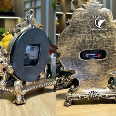 Đồng hồ để bàn trang trí phong cách châu Âu Cổ Điển, Quà tặng tân gia khai trương sinh nhật decor