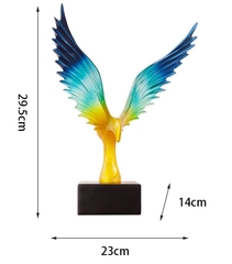 Tượng đại bàng tung cánh 23x14x30cm Quà Tặng Decor Tân Gia Khai Trương Sinh Nhật, Để bàn làm việc