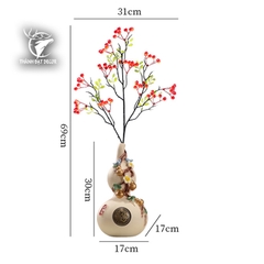 BÌNH HỒ LÔ PHONG THỦY TRANG TRÍ – THU HÚT TÀI LỘC, BÌNH AN GIA ĐẠO, Quà Tặng Decor Tân Gia Khai Trương