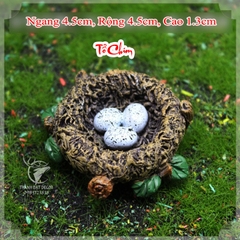 Tượng Chim Sẻ mini Trang Trí Tiểu Cảnh Terrarium, DIY , Cây Bonsai.