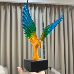 Tượng đại bàng tung cánh 23x14x30cm Quà Tặng Decor Tân Gia Khai Trương Sinh Nhật, Để bàn làm việc