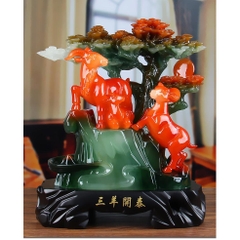Tượng Dê Phong Thủy 23x13x24 Cho Người Tuổi Mùi, Quà Tặng Sinh Nhật, Tân Gia, Khai Trương Decor Sinh nhật Decor Phòng Trang Trí Nhà Đồng