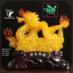 Tượng Con Rồng Cầm Minh Châu Phong Thủy Dành Cho Người Tuổi Thìn, Quà Tặng Trang Trí Nhà Cửa, Decor  Khai Trương