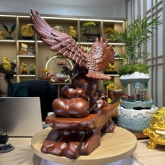 Tượng Đại Bàng Tung Cánh 45*18*43cm, Quà Tặng Decor Phong Thuỷ Tân Gia Khai Trương Sinh Nhật