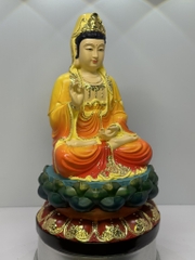 Tượng Tam Thế Phật Quan Âm Bồ Tát , Phật A Di Đà, Địa Tạng Chất Liệu Polyresin Size 30Cm , Tượng Thờ Cúng , Quà Tặng