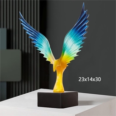 Tượng đại bàng tung cánh 23x14x30cm Quà Tặng Decor Tân Gia Khai Trương Sinh Nhật, Để bàn làm việc