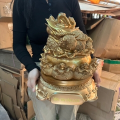 Tượng Thiềm Thừ Cóc Ngậm Tiền , Tượng Cóc 3 Chân Chiêu Tài Quà Tặng Tân Gia Khai Trương Trang Trí Decor