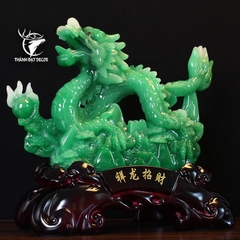 Tượng Con Rồng Cầm Minh Châu Phong Thủy Dành Cho Người Tuổi Thìn, Quà Tặng Trang Trí Nhà Cửa, Decor  Khai Trương