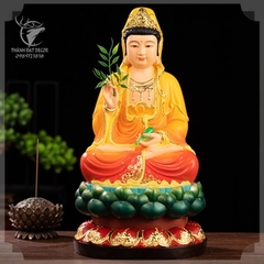 Tượng Tam Thế Phật Quan Âm Bồ Tát , Phật A Di Đà, Địa Tạng Chất Liệu Polyresin Size 30Cm , Tượng Thờ Cúng , Quà Tặng