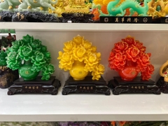 Tượng Hoa Mẫu Đơn, Hoa Phú Quý Phong Thuỷ , Quà Tặng Tân Gia Khai Trương Sinh Nhật