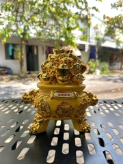 Lư Vàng Chiêu Tài Tụ Bảo – Biểu Tượng Thu Hút Tài Lộc & May Mắn