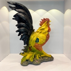 Tượng Gà Phong Thủy size 38cm Dành Cho Người Tuổi Dậu, Trang Trí Nhà Cửa Sân Vườn, Quà Tặng Sinh Nhật, Tân Gia