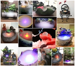 Phụ Kiện Thác Nước Hồ Cá, Máy Tạo Sương Khói, Máy Bơm Chìm Nước Cổng USB Mini  3w Hòn Non Bộ Điện 110-220V