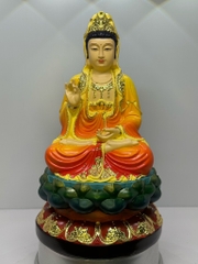 Tượng Tam Thế Phật Quan Âm Bồ Tát , Phật A Di Đà, Địa Tạng Chất Liệu Polyresin Size 30Cm , Tượng Thờ Cúng , Quà Tặng