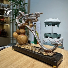 Tượng Ngũ Hồ Lô Trượng Như ý 30x9x25cm, Phong Thủy, Quà Tặng Decor Tân Gia Khai Trương Sinh Nhật.