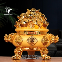 Lư Vàng Chiêu Tài Tụ Bảo – Biểu Tượng Thu Hút Tài Lộc & May Mắn