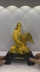 Tượng Gà Vàng Kim Kê Phong Thủy Size 28 Cm Dành Cho Người Tuổi Dậu, Trang Trí Quà Tặng Sinh Nhật, Tân Gia, Khai Trương
