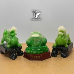 Combo Cặp Tỳ Hưu Cóc Thiềm Thừ Phong Thủy, Decor Thờ Cúng Bàn Thần Tài Thổ Địa Tân Gia Khai Trương