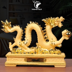 Tượng Phong Thủy Con Rồng Cát Vàng size 35, Dành Cho Người Tuổi Thìn, Quà Tặng Trang Trí Nhà Cửa, Tân Gia, Khai Trương