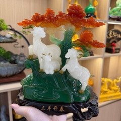 Tượng Dê Phong Thủy Cho Người Tuổi Mùi, Quà Tặng Sinh Nhật, Tân Gia, Khai Trương Decor Sinh nhật Decor Phòng Trang Trí Nhà Đồng