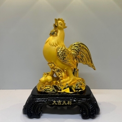 Tượng Gà Vàng Kim Kê Phong Thủy Size 28 Cm Dành Cho Người Tuổi Dậu, Trang Trí Quà Tặng Sinh Nhật, Tân Gia, Khai Trương