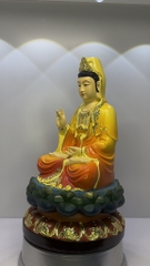 Tượng Tam Thế Phật Quan Âm Bồ Tát , Phật A Di Đà, Địa Tạng Chất Liệu Polyresin Size 30Cm , Tượng Thờ Cúng , Quà Tặng