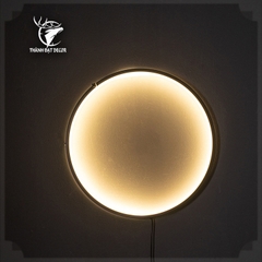 Đèn LED vòng Tròn size 30-35-40 Phụ Kiện Trang trí Decor Lũa, Bàn Thờ, Kệ Đèn, Tượng Phong Thủy